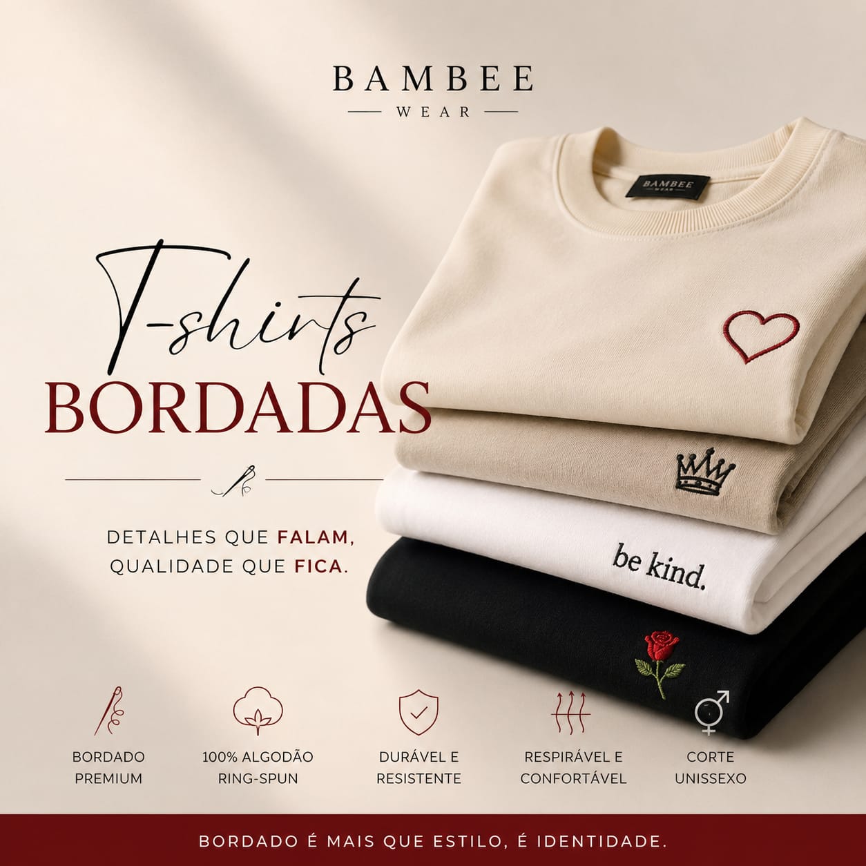 T-Shirts Premium Bordadas